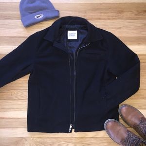 Old Navy Black Wool Jacket